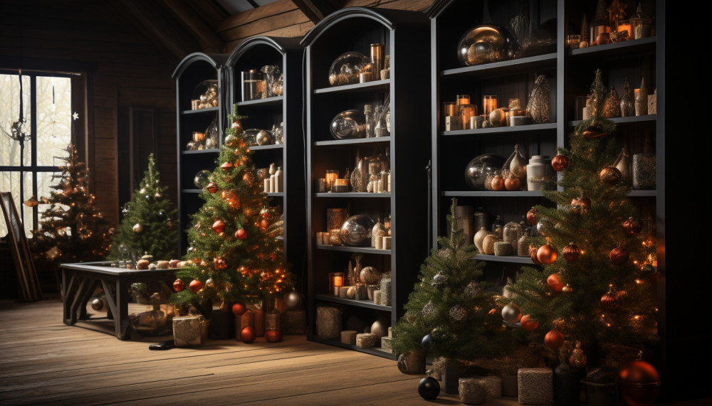 Le sapin de Noël artificiel est idéal pour les fêtes de fin d'année